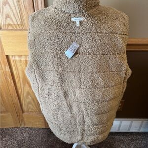 Maurices Beige Sherpa Vest